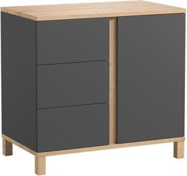 Komoda grafit/dąb Altitude firmy Vox