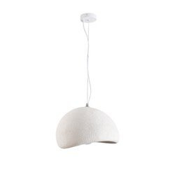 Lampa wisząca STONE LED biała  40 cm