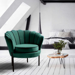 ANGELO fotel wypoczynkowy ciemny zielony (1p-1szt)