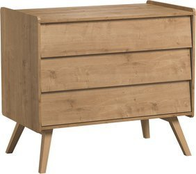 Komoda 3 szufl. dąb/dąb Vintage firmy Vox
