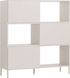 Komoda wysoka bez skrzynek Into by VOX szarobeżowy