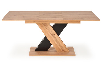 XARELTO stół rozkładany dąb wotan - czarny (1p=1szt)