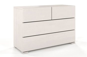 Drewniana komoda bukowa Visby Hessler 2+2 / kolor biały