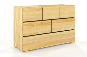 Drewniana komoda sosnowa Visby Sandemo 3+2+1 / kolor naturalny