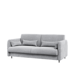 BED CONCEPT BC-18 - Sofa 140 do BC-01 - szary ART 82626 / front dąb artisan