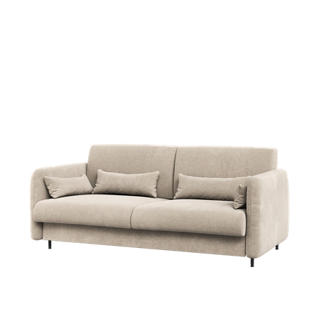 BED CONCEPT BC-18 - Sofa 140 do BC-01 - beżowy ART 82610 / front biały