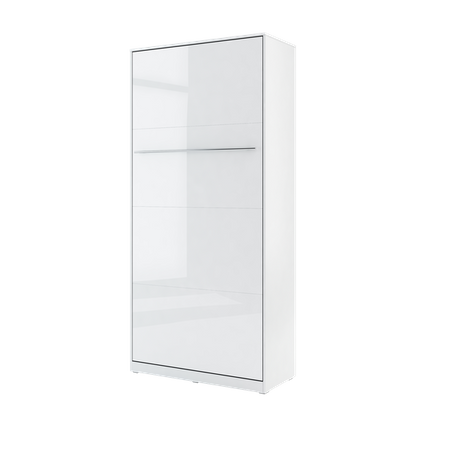 CONCEPT PRO CP-03p - półkotapczan pionowy pod materac 90x200 - biały/biały połysk