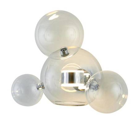 Lampa ścienna BUBBLES -3+1W LED chrom 3000 K