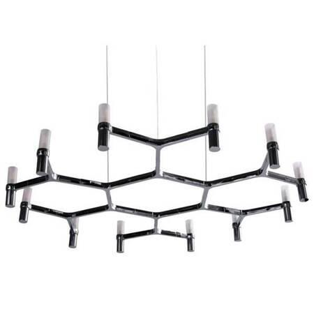 Lampa wisząca CANDLES-12B chrom 106 cm