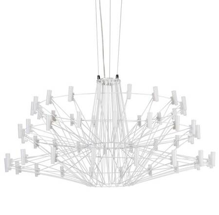 Lampa wisząca MADAME L biała 100 cm