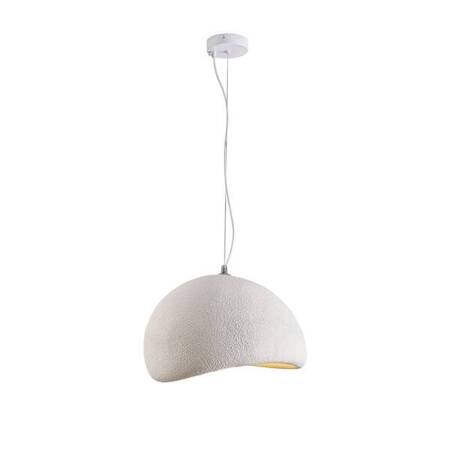 Lampa wisząca STONE LED biała  40 cm