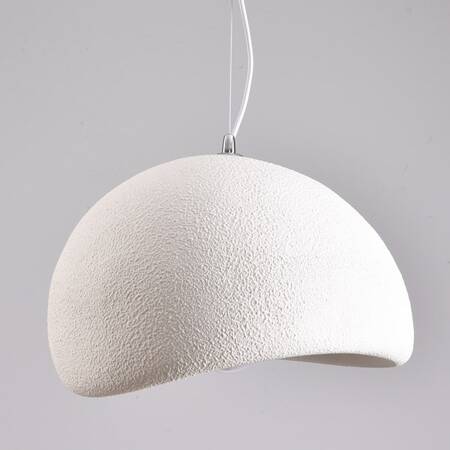 Lampa wisząca STONE LED biała  60 cm