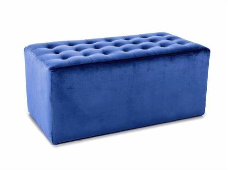 PUF LORI 2 VELVET GRANATOWY BLUVEL 86